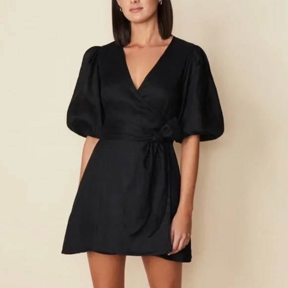 chinese dress ladies FAITHFULL THE BRAND | Zeta Linen Midi Dress